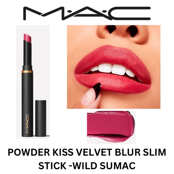 MAC Cosmetics Makeup New Powder Kiss Velvet Blur Slim Stick Shade Wild Sumac Poshmark